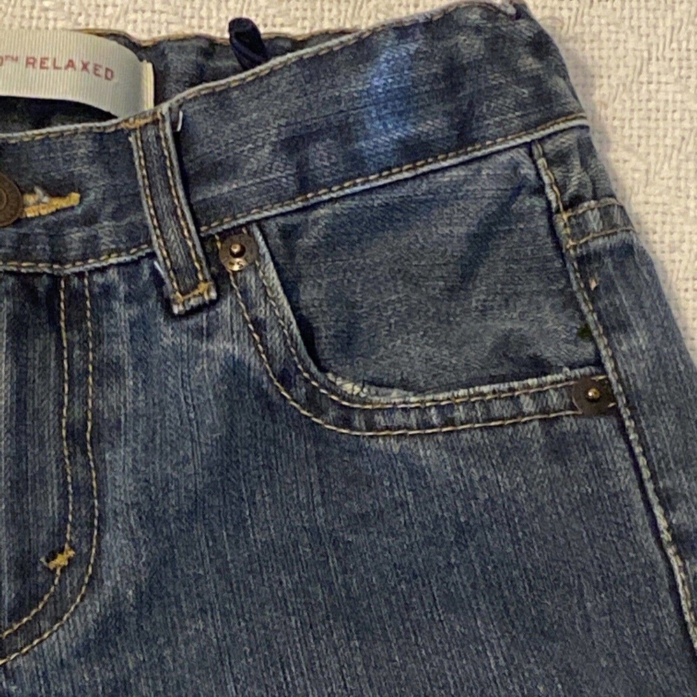 Levis Boys Size 8 Reg 550 24X22 Relaxed Fit Casual Blue Jeans 24 X 21 - Picture 4 of 16